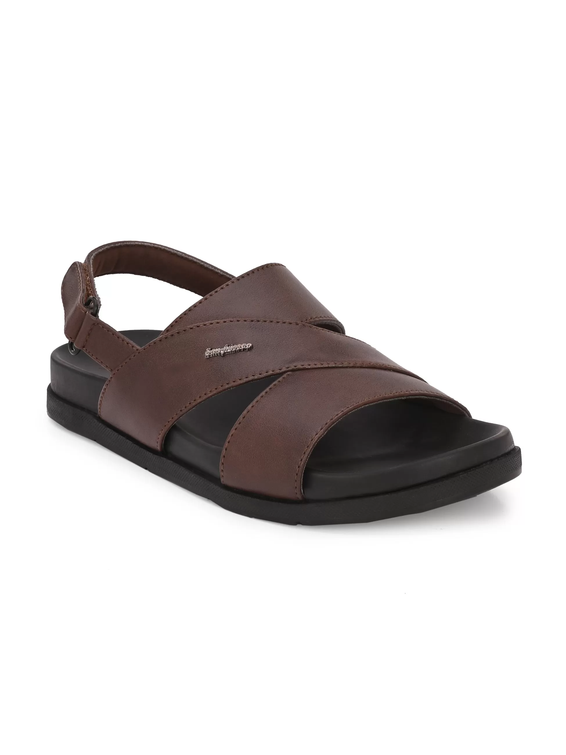 Ecco Brown Multi-Strap Sandals