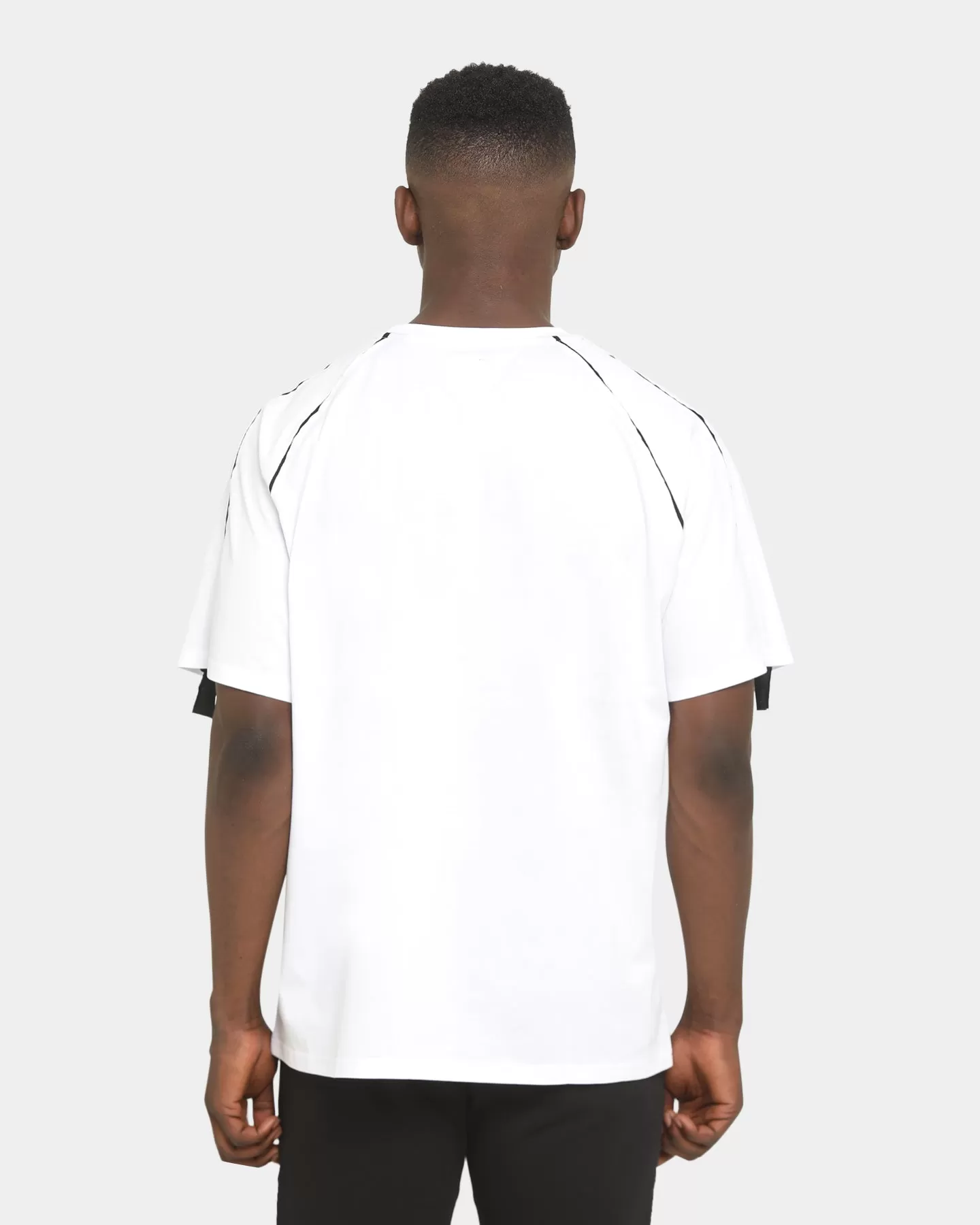 Elevn Clothing Co. Rift Raglan Short Sleeve T-Shirt White