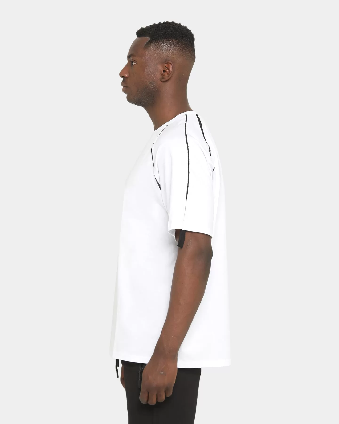 Elevn Clothing Co. Rift Raglan Short Sleeve T-Shirt White