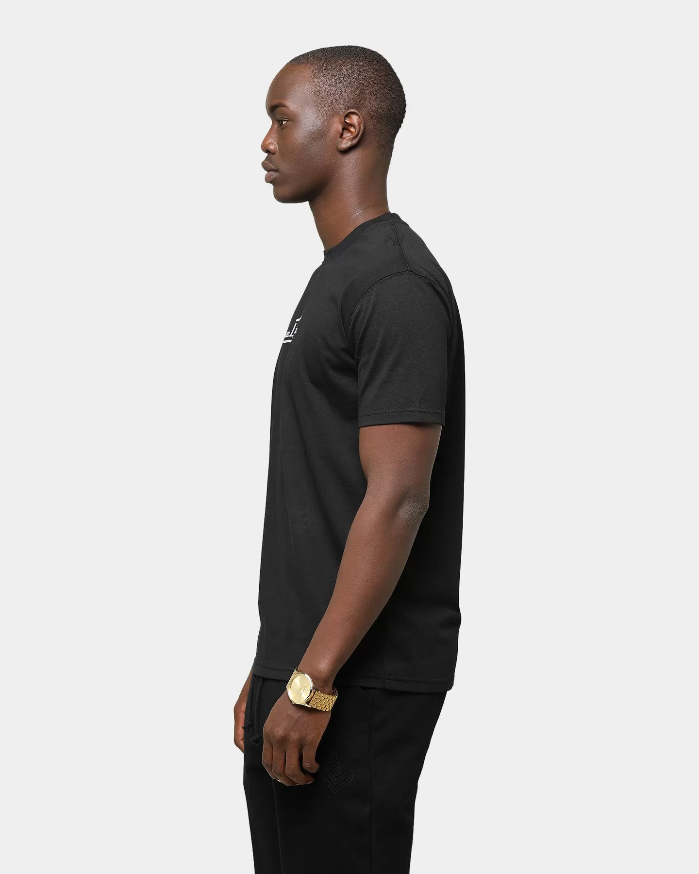 Elevn Clothing Co. Slanted Short Sleeve T-Shirt Black