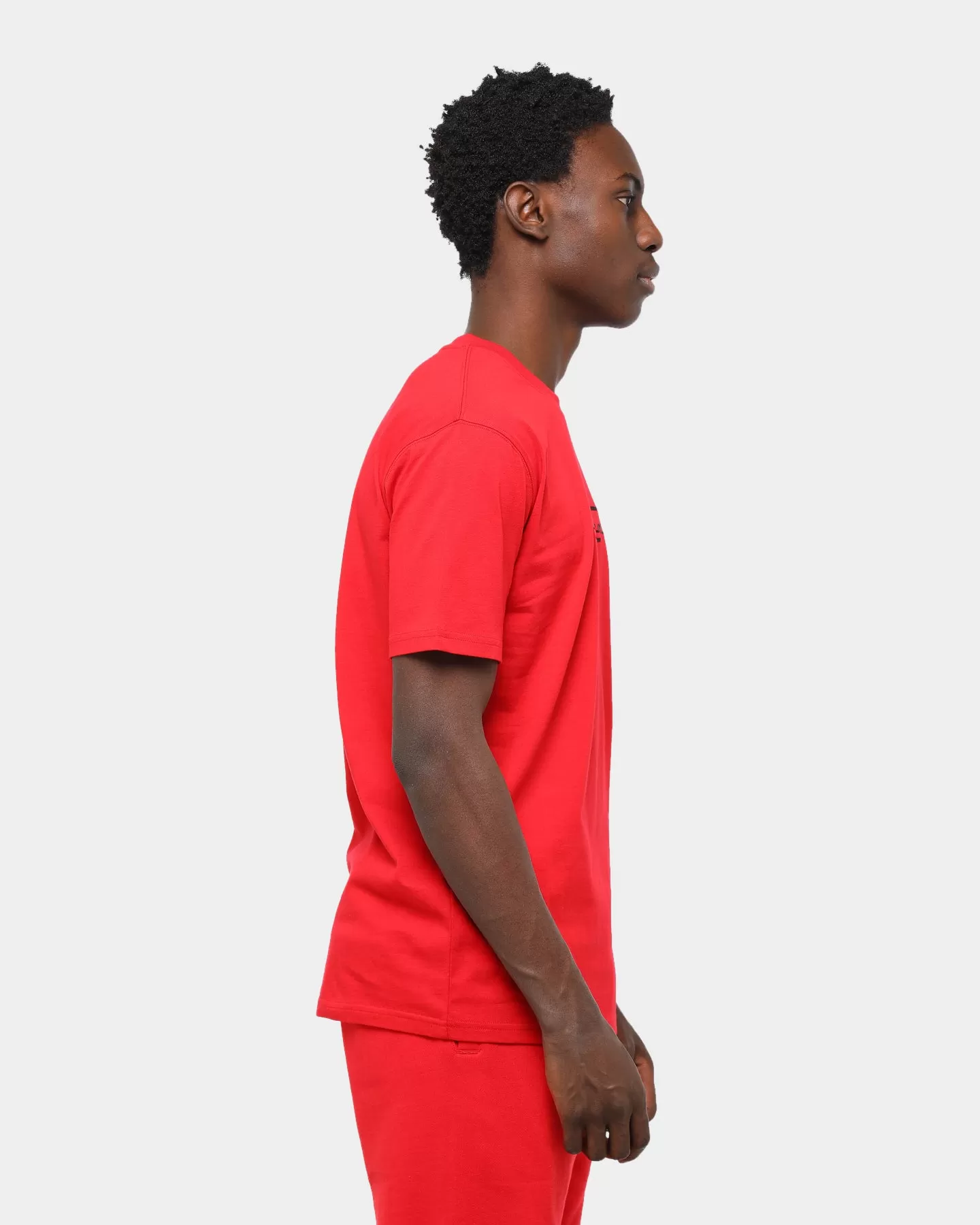 Elevn Clothing Co. Slanted Short Sleeve T-Shirt Red