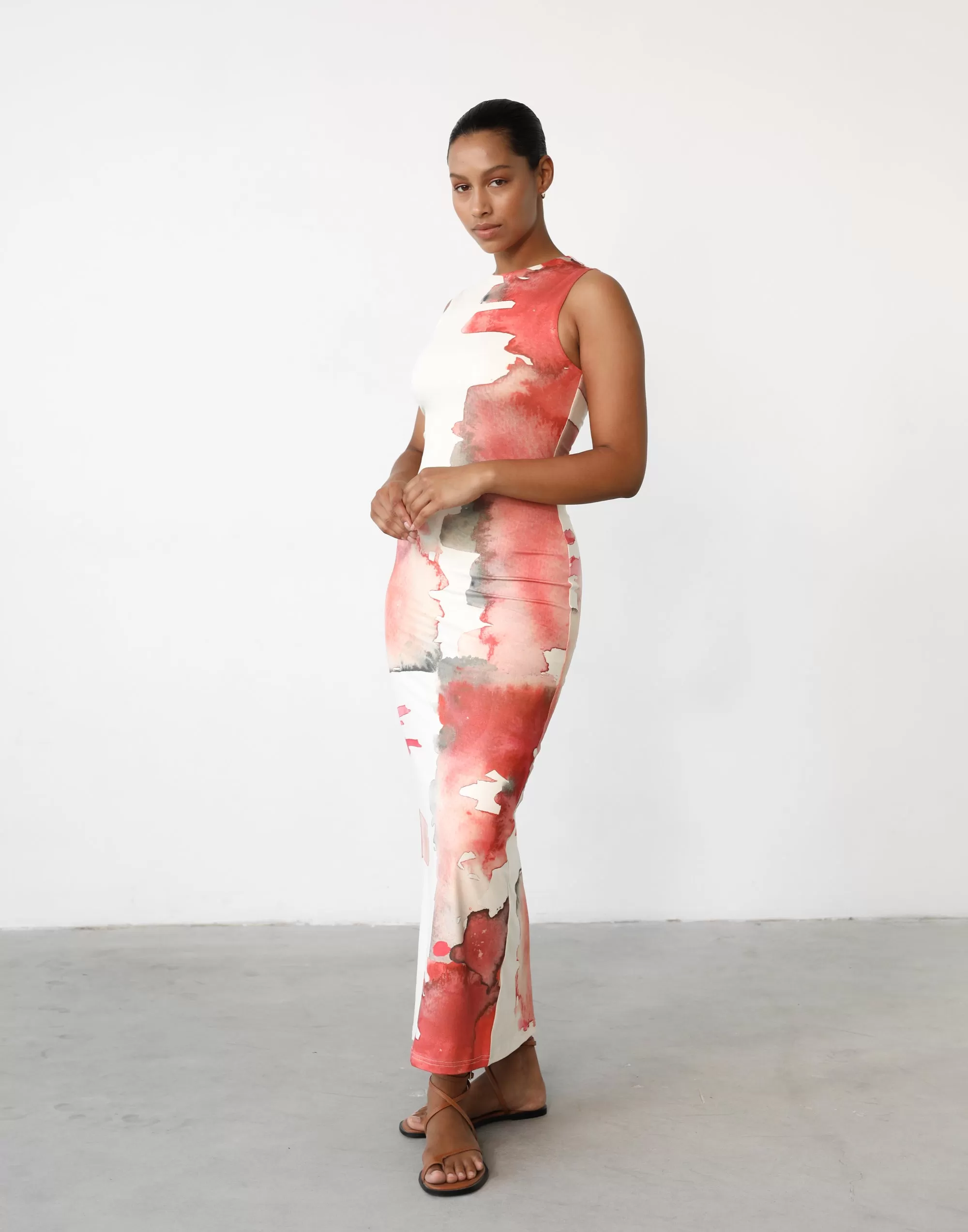 Fable Maxi Dress (Watercolour)