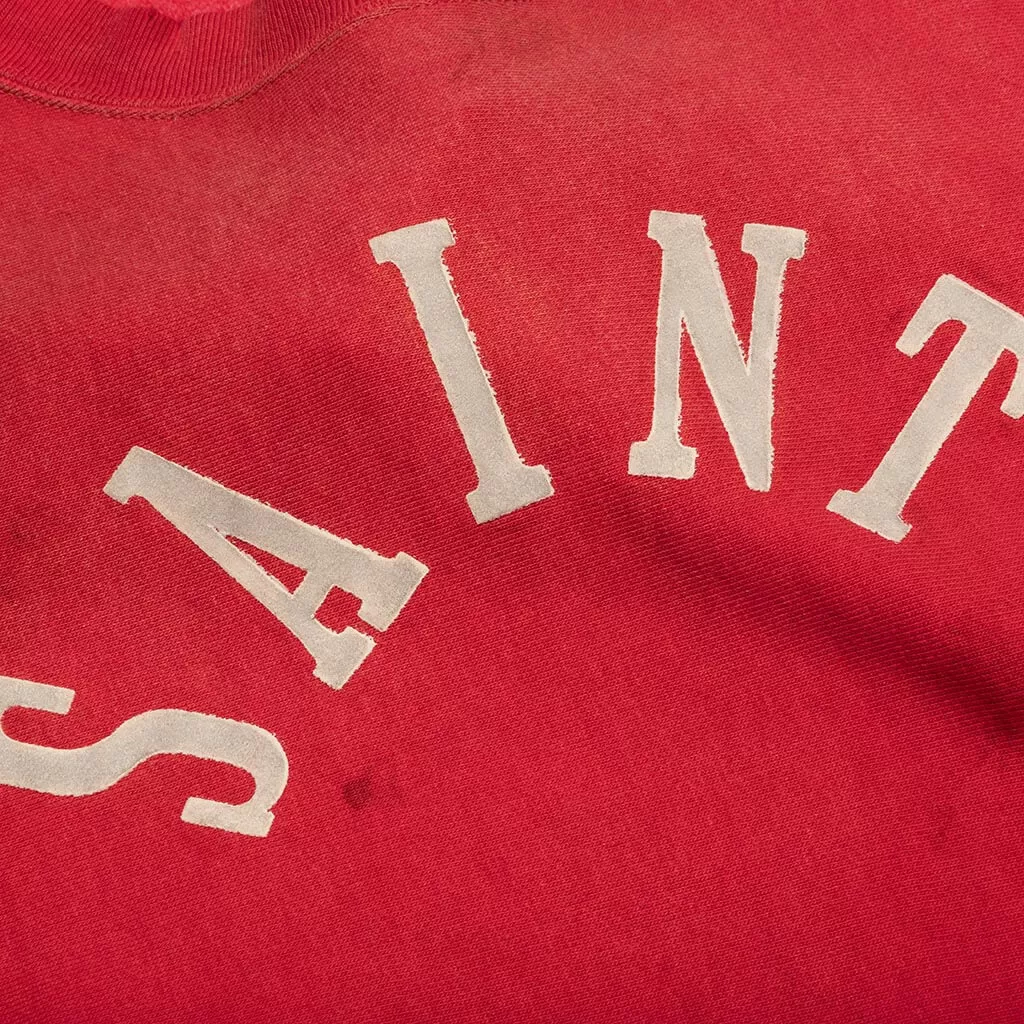 Faith Crew Sweater - Red