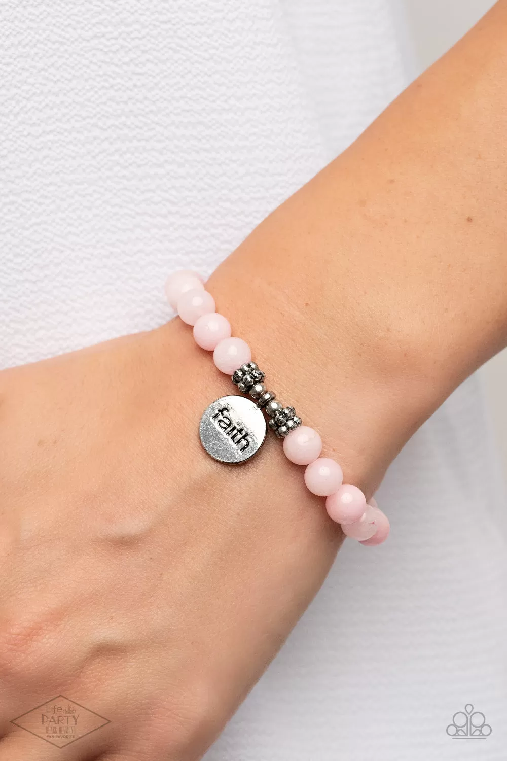 FAITH It, Till You Make It - Pink Bracelet