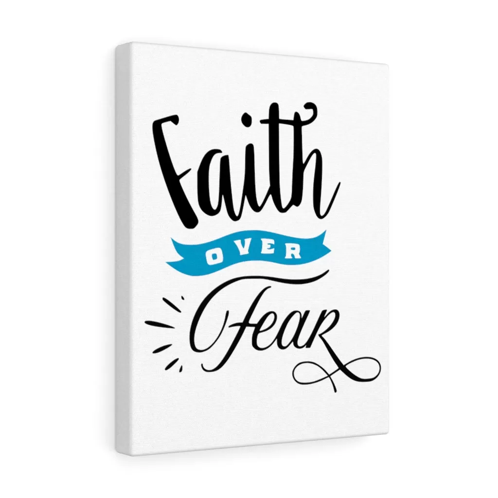 Faith Over Fear Canvas Wall art