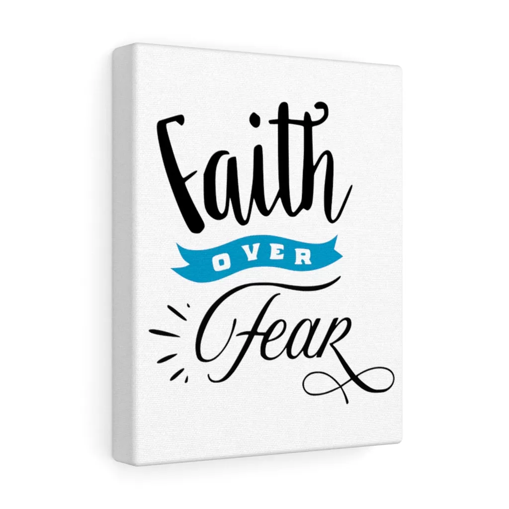 Faith Over Fear Canvas Wall art