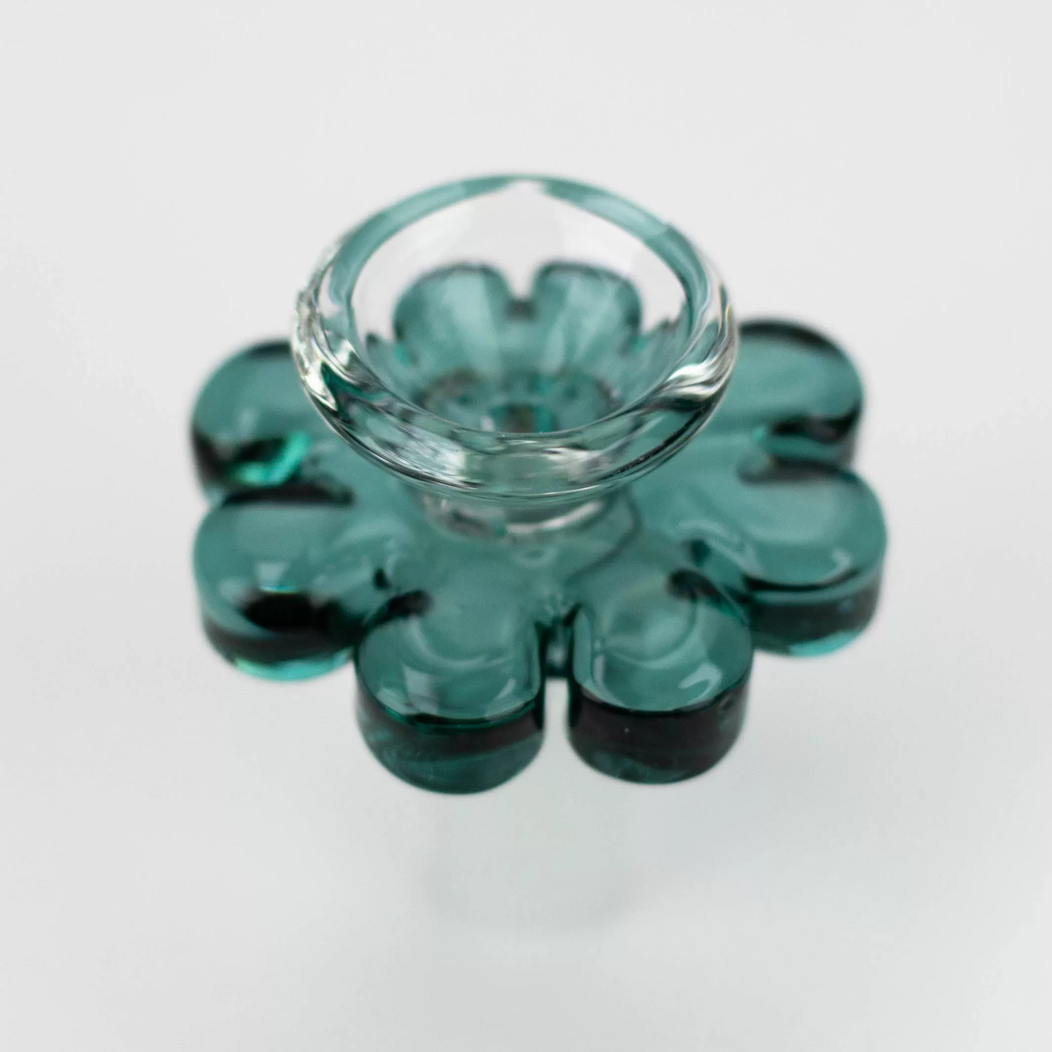 Flower Shape Design Glass Bowl