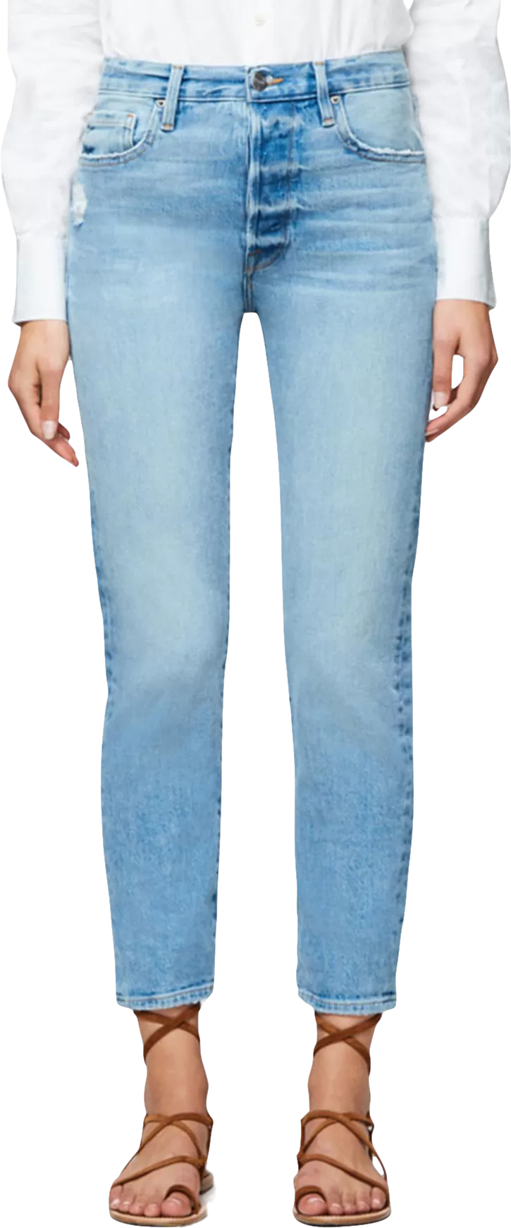 FRAME Denim Light Blue Le Original High Waist Straight Leg Jeans BNWT W23