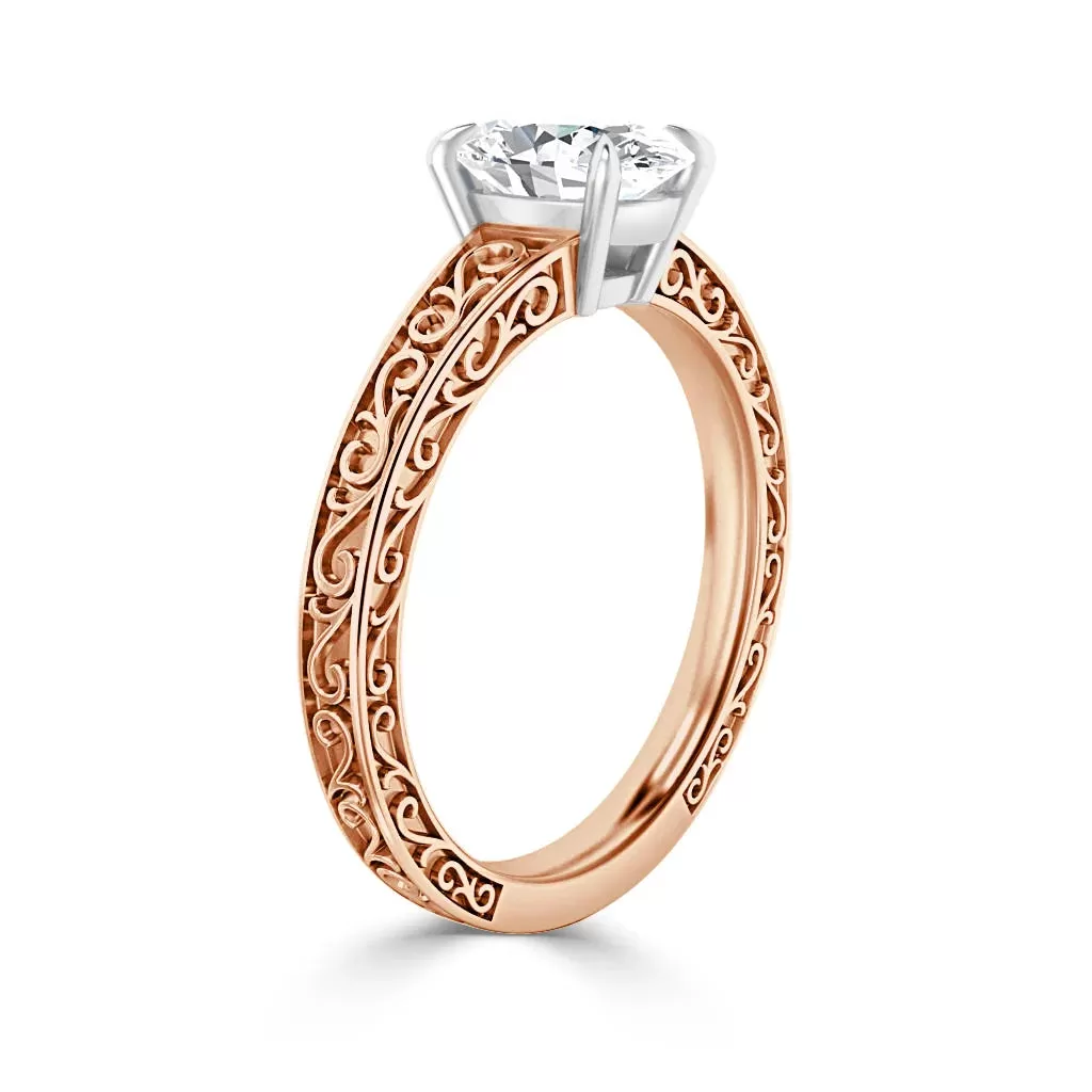 Grace - 18ct Rose Gold - Oval