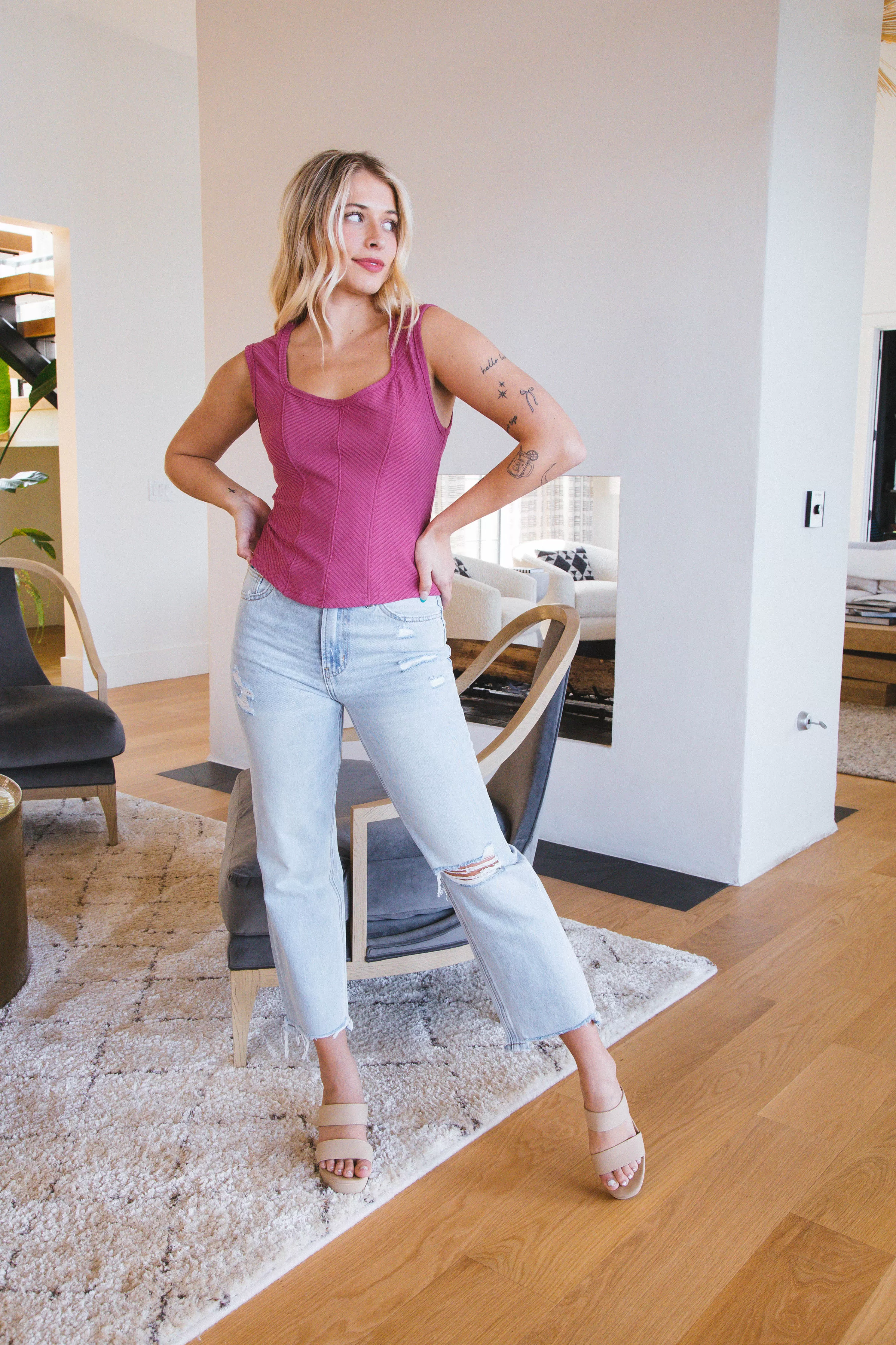 Grace 90's Vintage Boyfriend Jeans, One Love