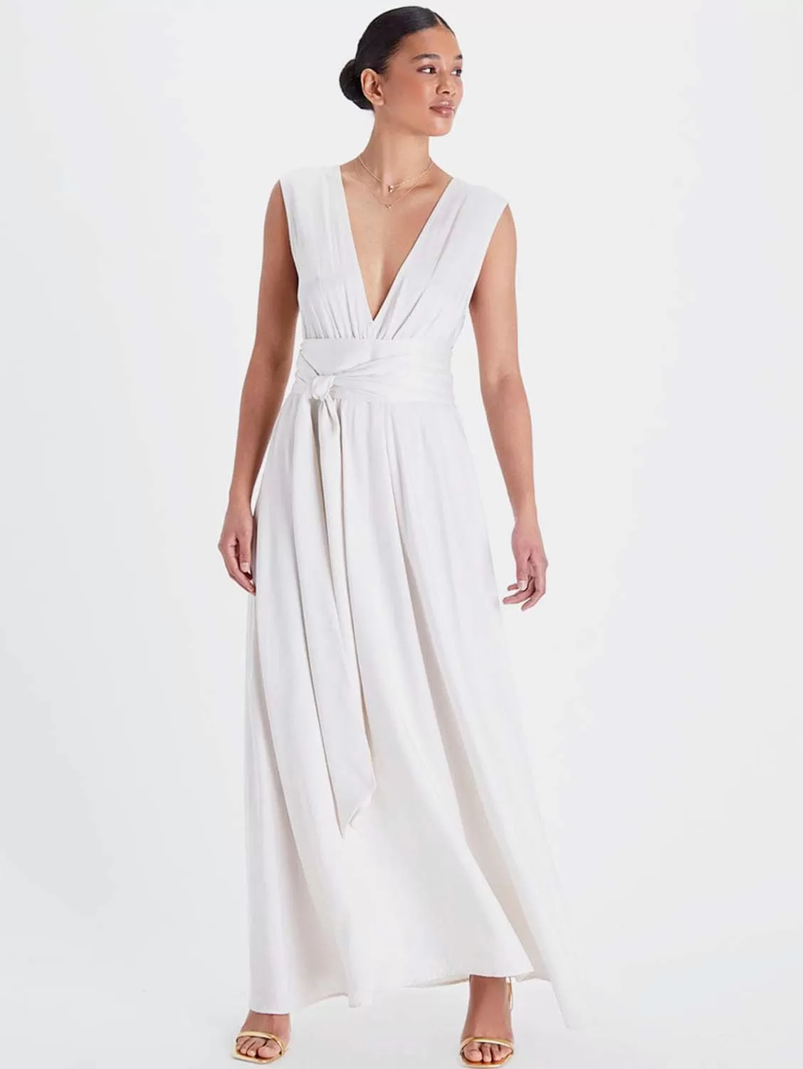 Grace TENCEL Modal Vegan Gown | Snow White