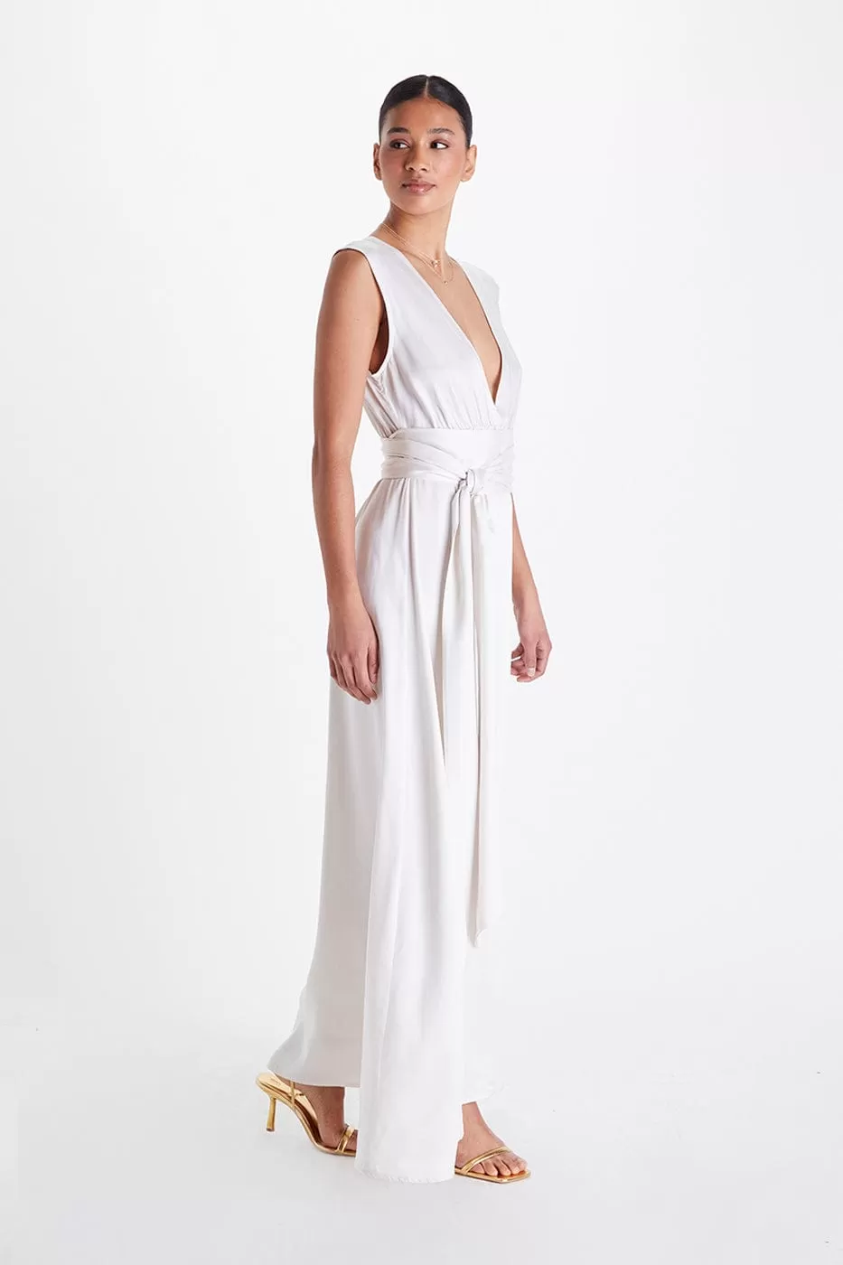 Grace TENCEL Modal Vegan Gown | Snow White