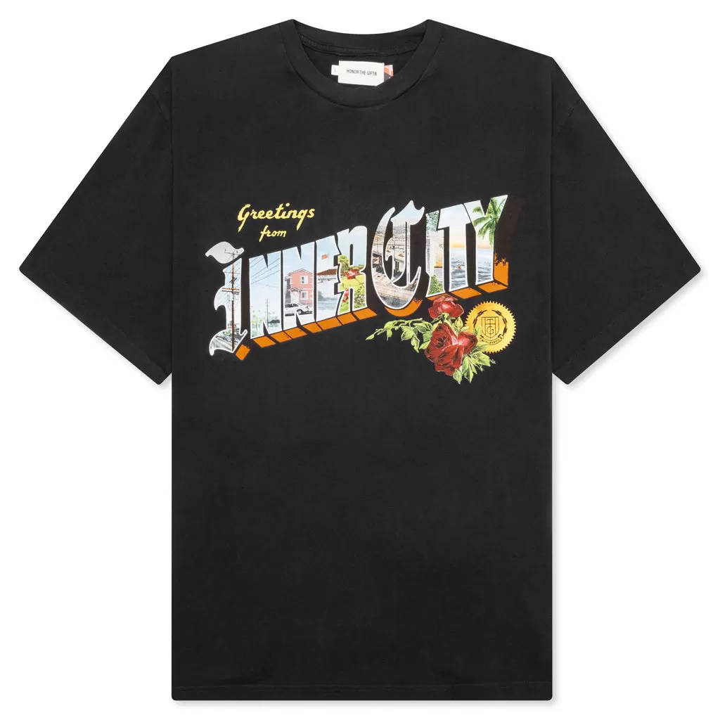 Greetings 2.0 S/S Tee - Black