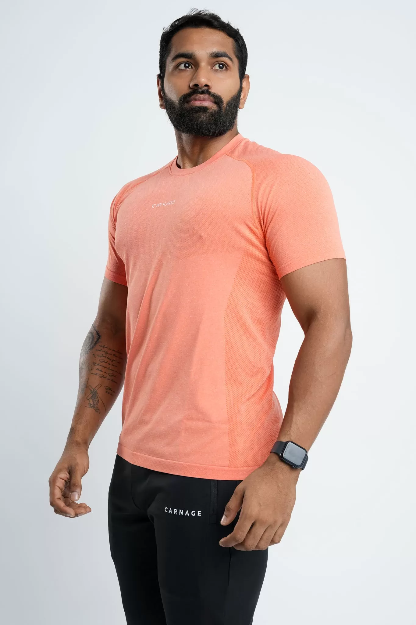 Heather Seamless Performance Tee