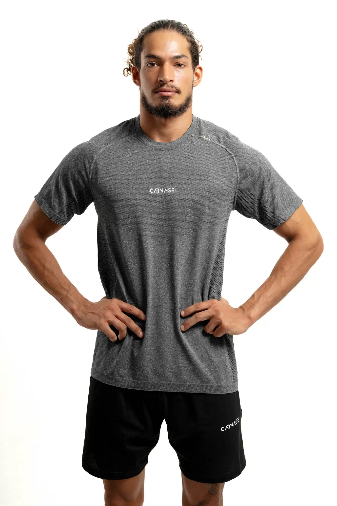 Heather Seamless Performance Tee