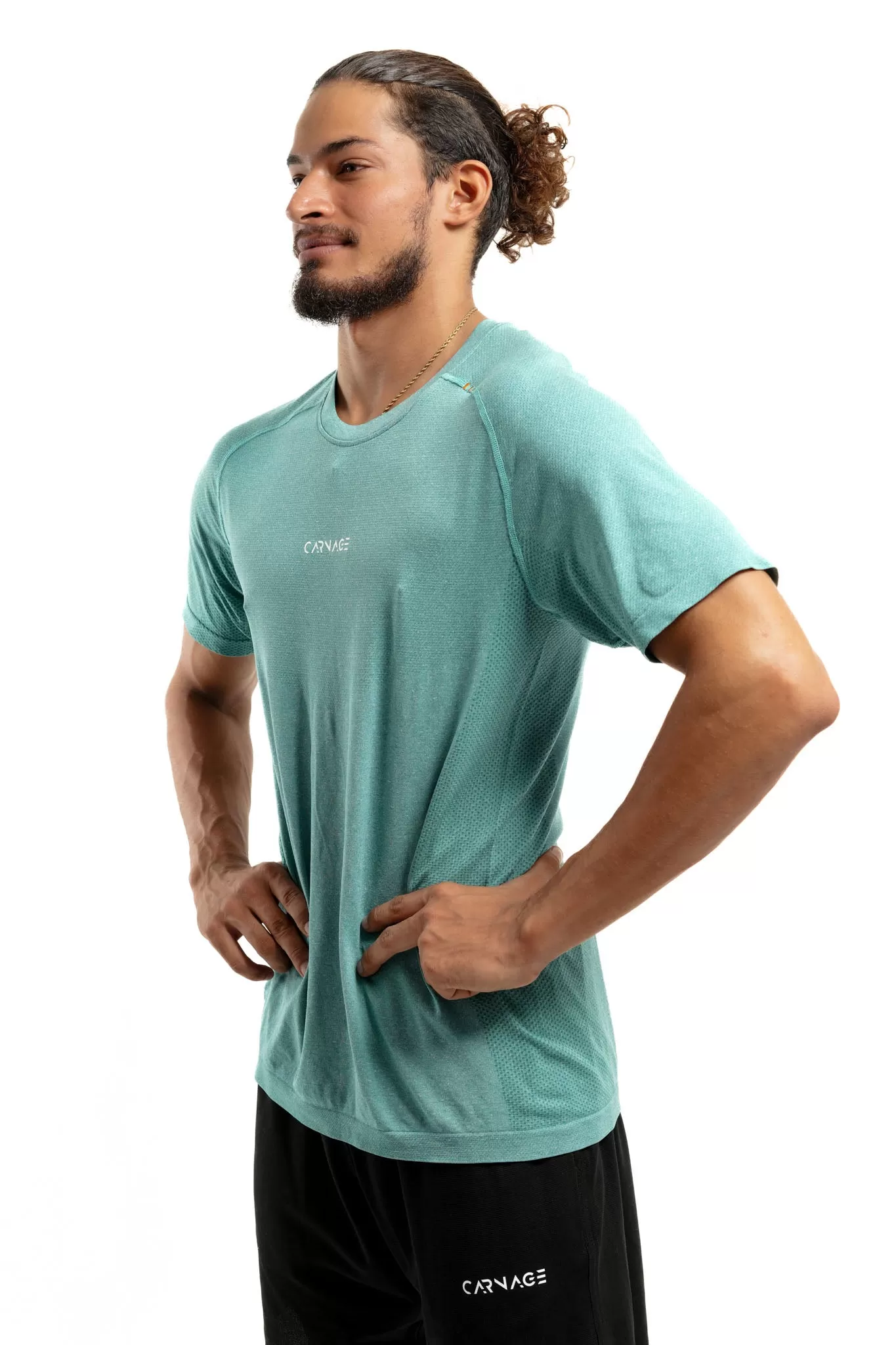 Heather Seamless Performance Tee