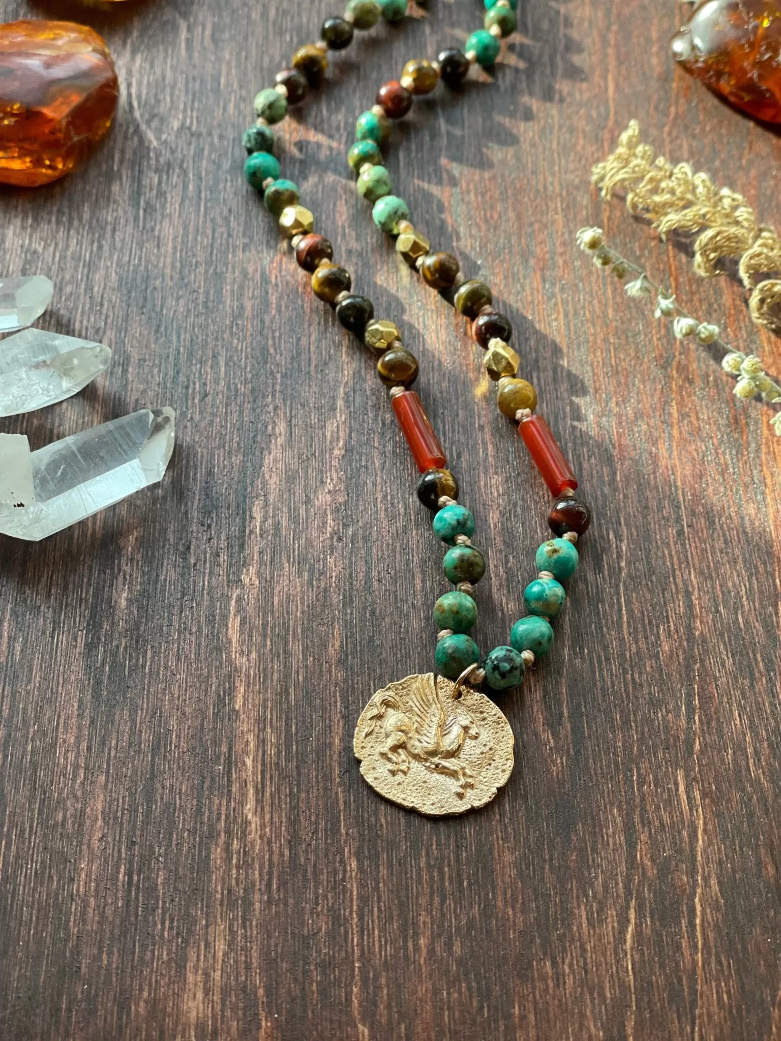 Heaven Horse Turquoise necklace