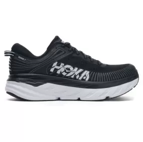 Hoka One One Mens Trainers Bondi 7 Lace-Up Low-Top Running Sneakers Mesh - UK 8.5