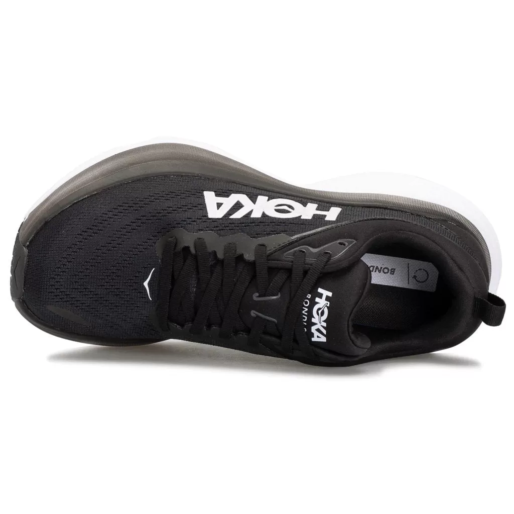 Hoka One One Mens Trainers Bondi 8 Lace-Up Low-Top Running Sneakers Textile - UK 10