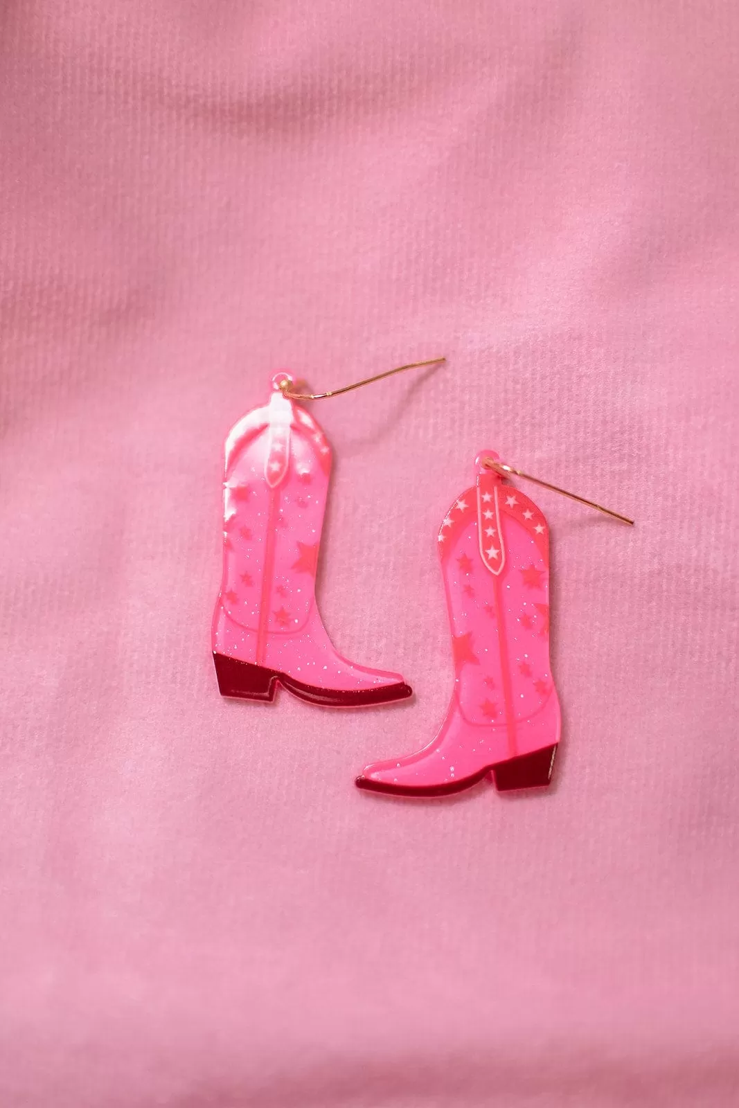 Hot Pink Cowgirl Earrings