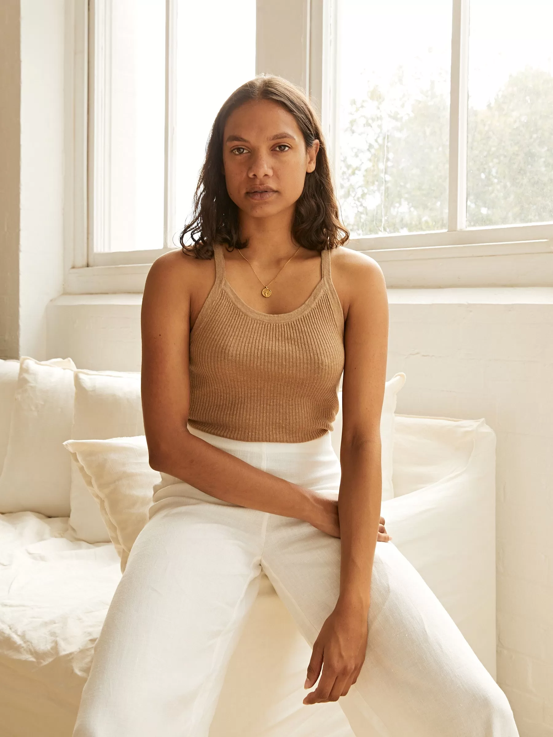 Iman Linen Tank