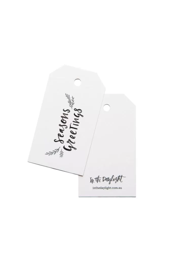 In The Daylight - Seasons Greetings - Gift Tag - Set Of 5