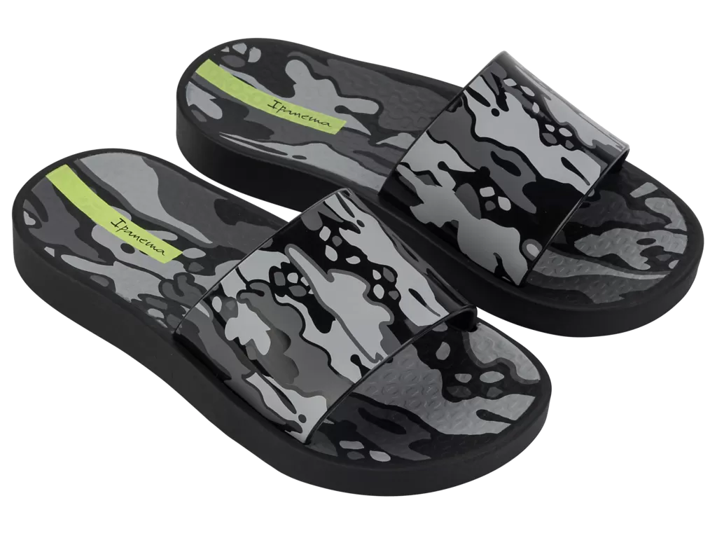 Ipanema Urban V Slide Kids - Black / Black /Grey