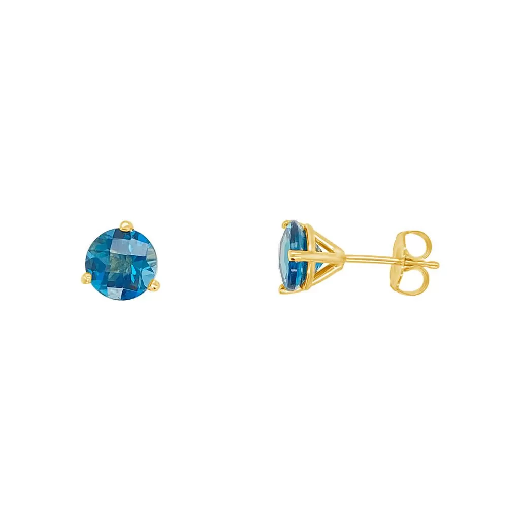 Irisa by Martin Binder London Blue Topaz Stud Earrings