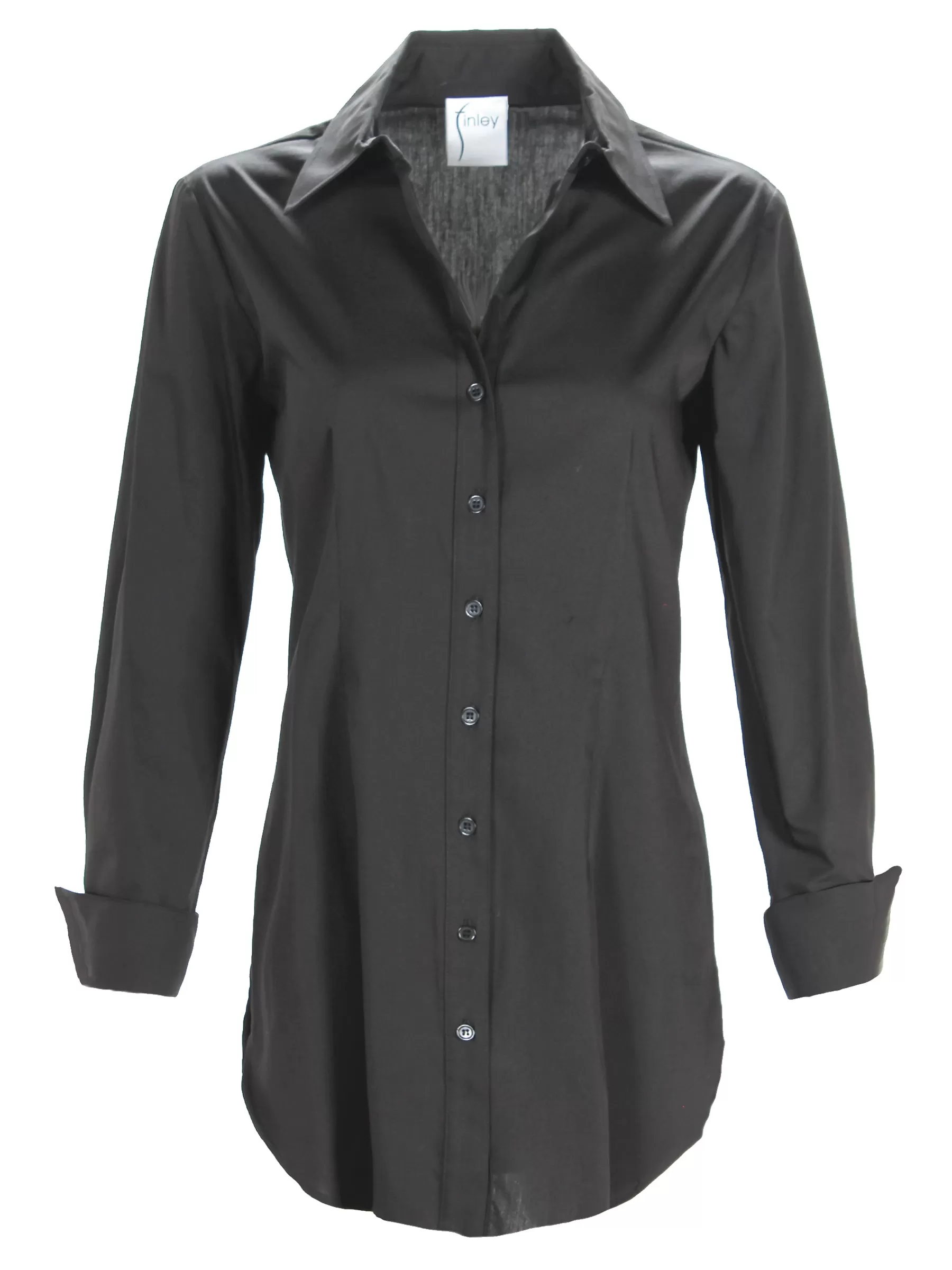 Kaylynn Black Tunic Blouse