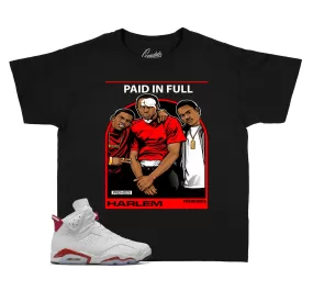 Kids Red Cement 6 Shirt - Frenemies - Black