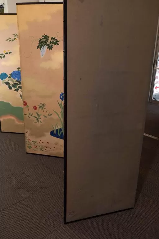 Late Meiji-Early Showa Period Japanese Six-Panel Screen