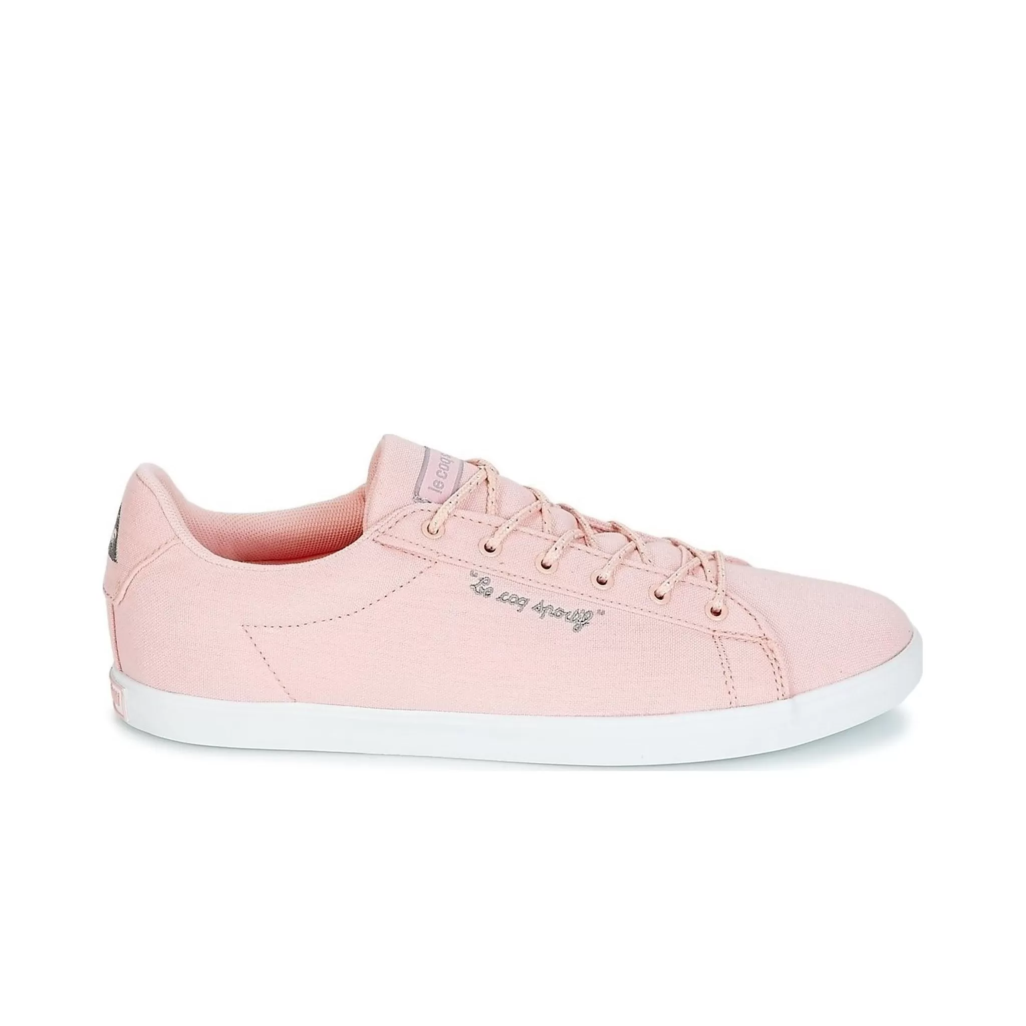 Le Coq Sportif Agate LO CVS Metallic Womens Pink Plimsolls