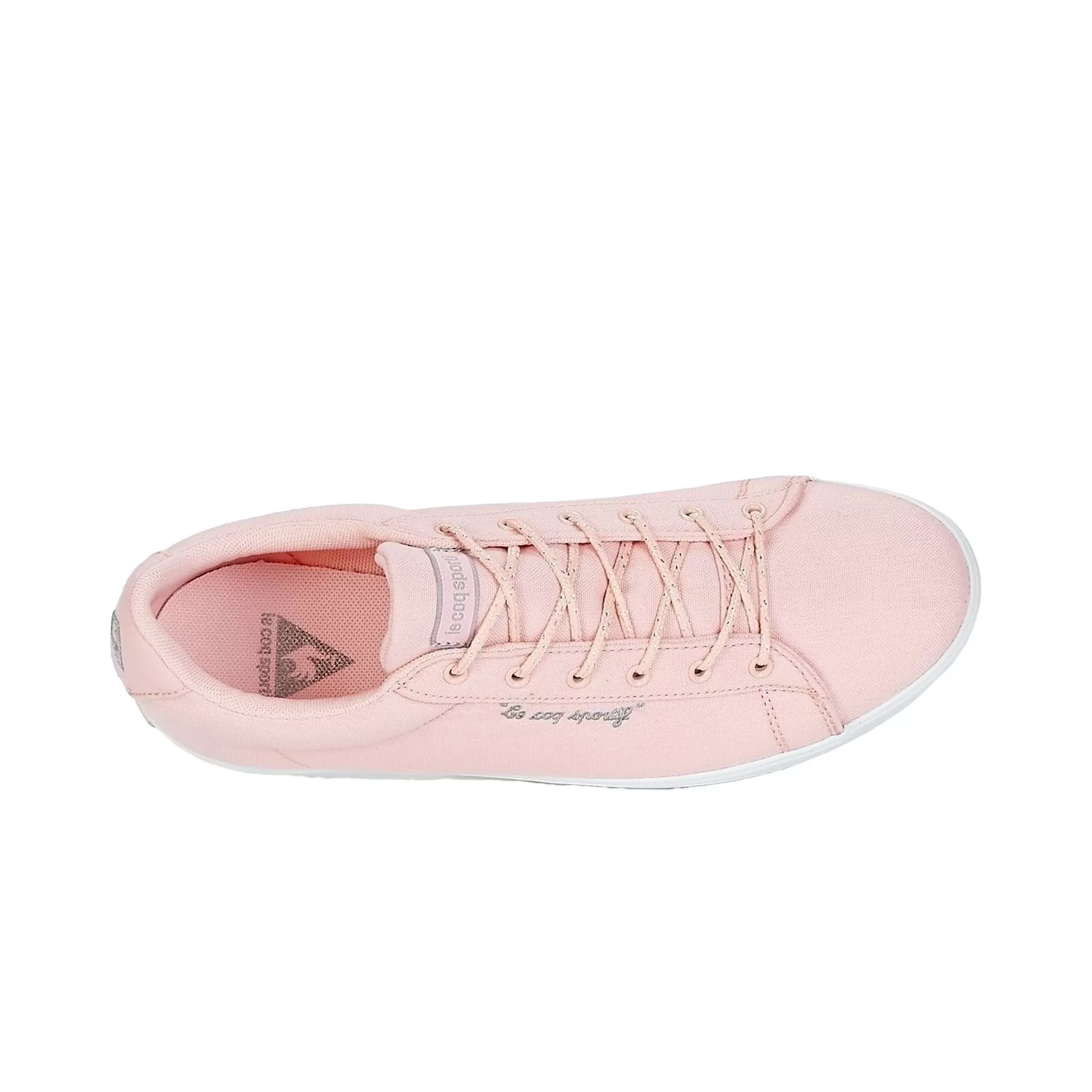 Le Coq Sportif Agate LO CVS Metallic Womens Pink Plimsolls