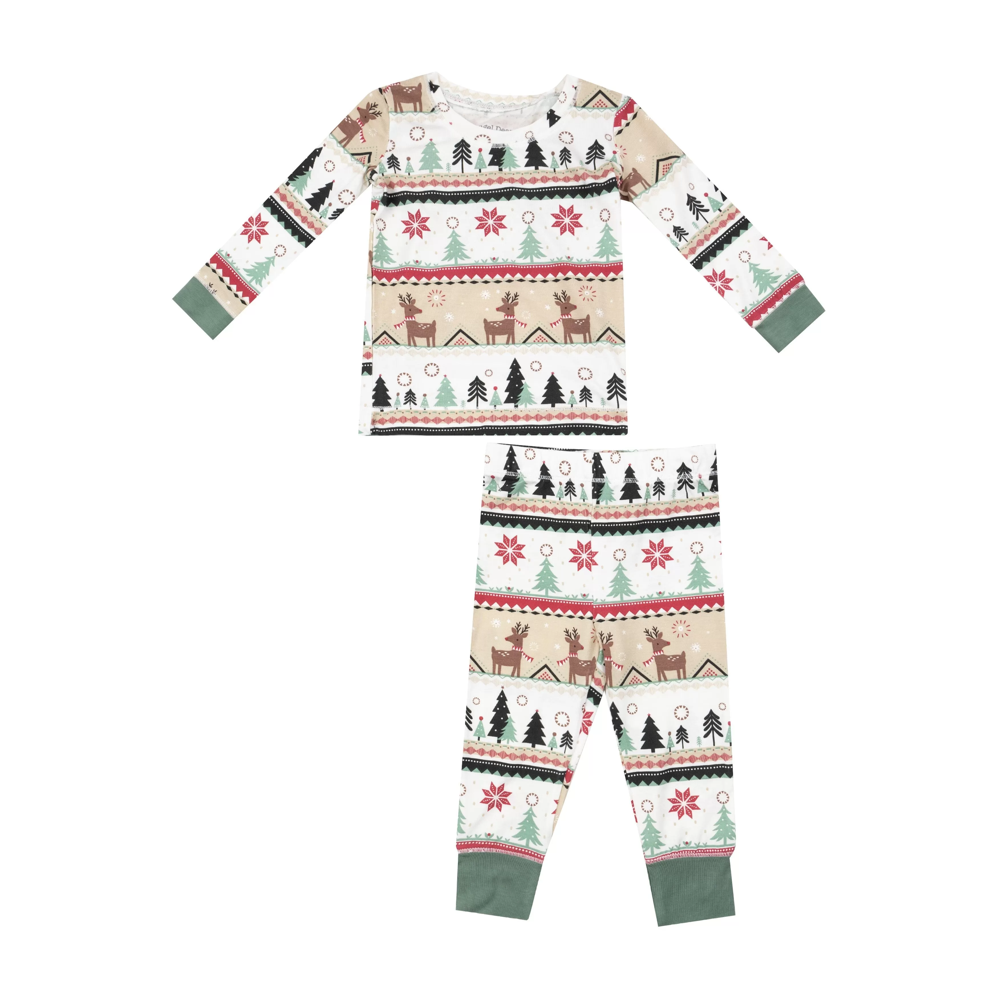 L/S Loungewear Set | Reindeer Fair Isle