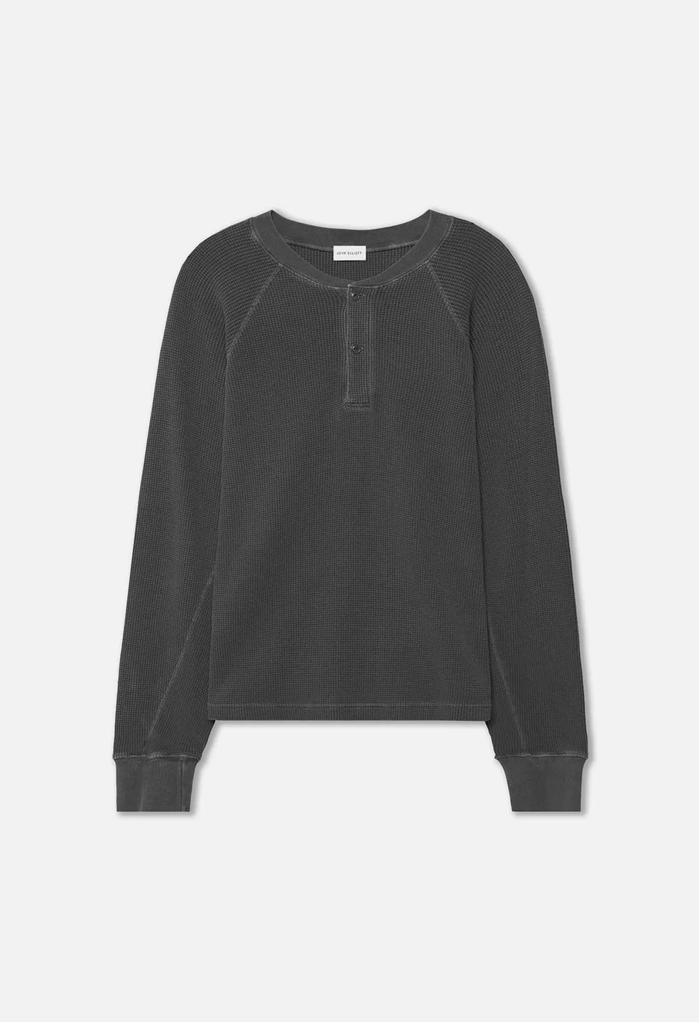 LS Thermal Henley / Washed Black