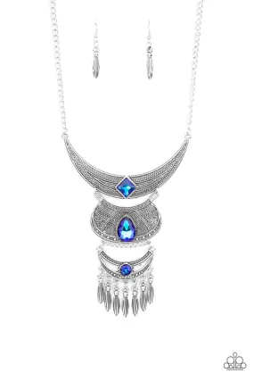 Lunar Enchantment - Blue Necklace