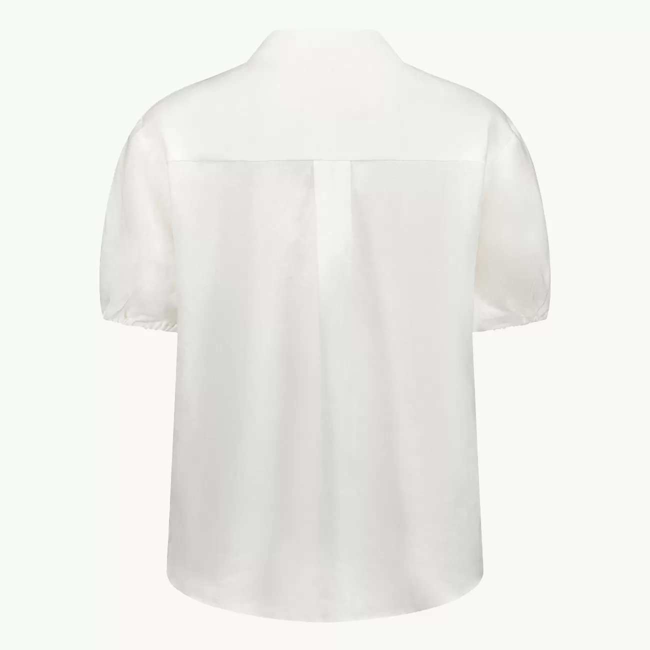 MELLOW PUFF SHIRT WHITE LINEN