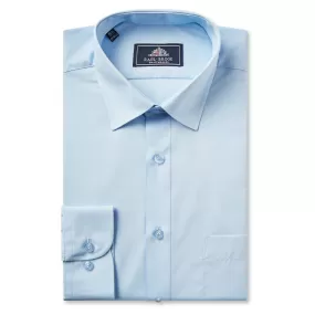 Mens Powder Blue Standard Collar Shirt