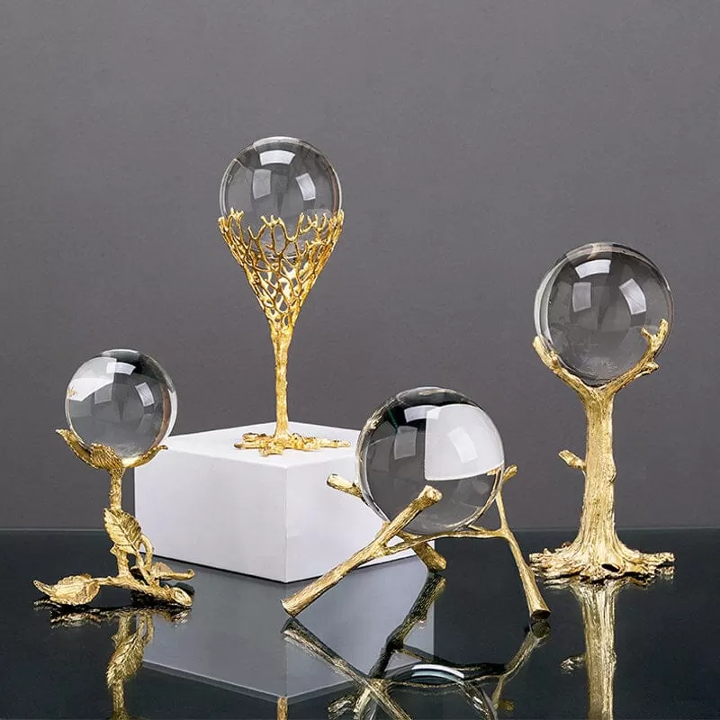 Modern Metal Crystal Ball Crafts