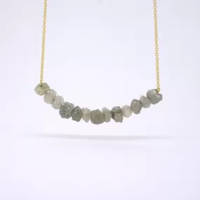 Moon Rock Diamond Necklace