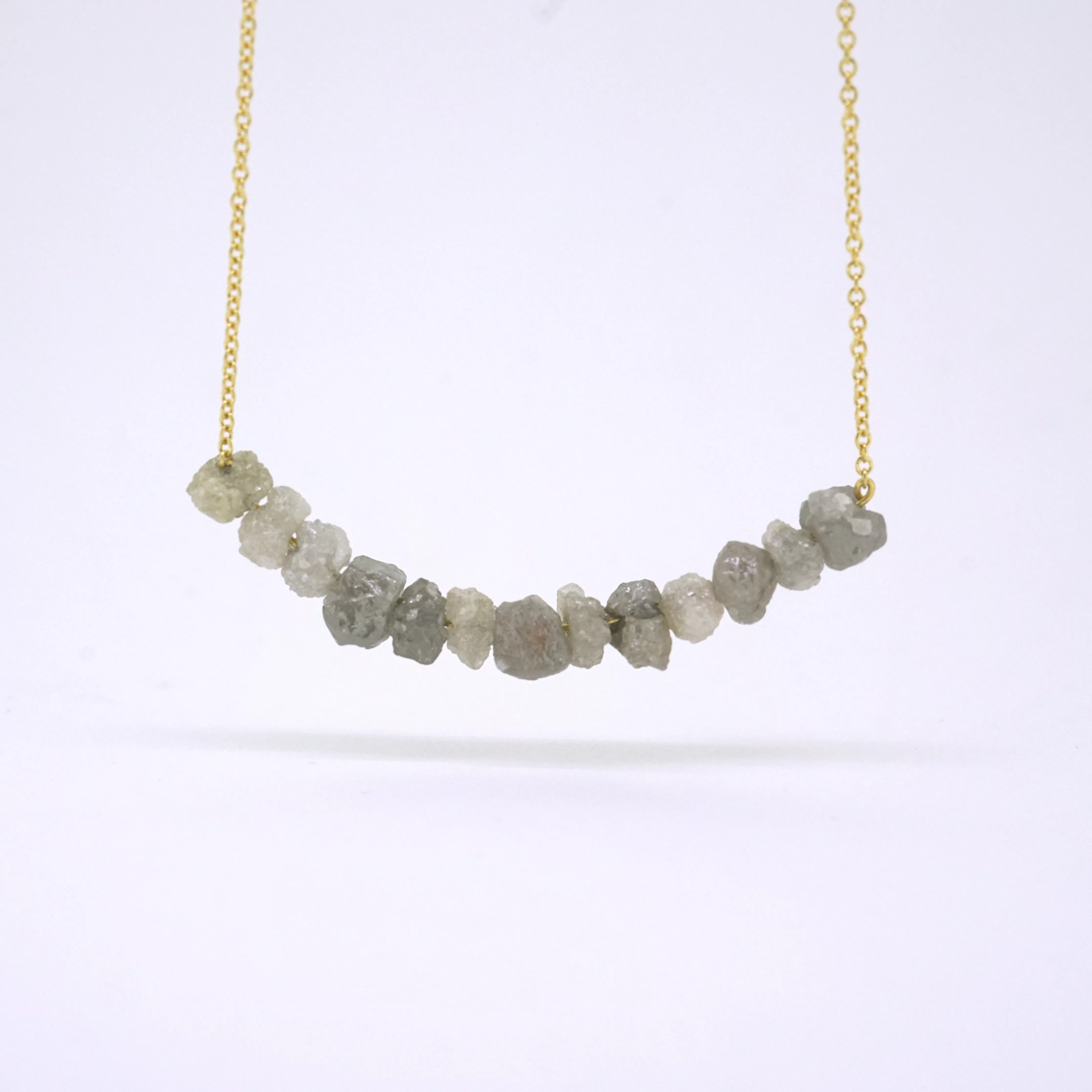 Moon Rock Diamond Necklace