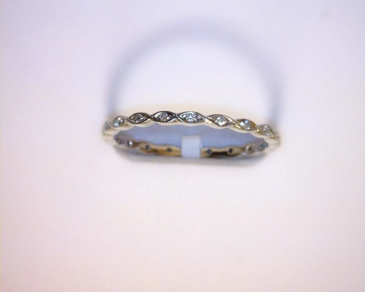 Narrow Diamond Eternity Band