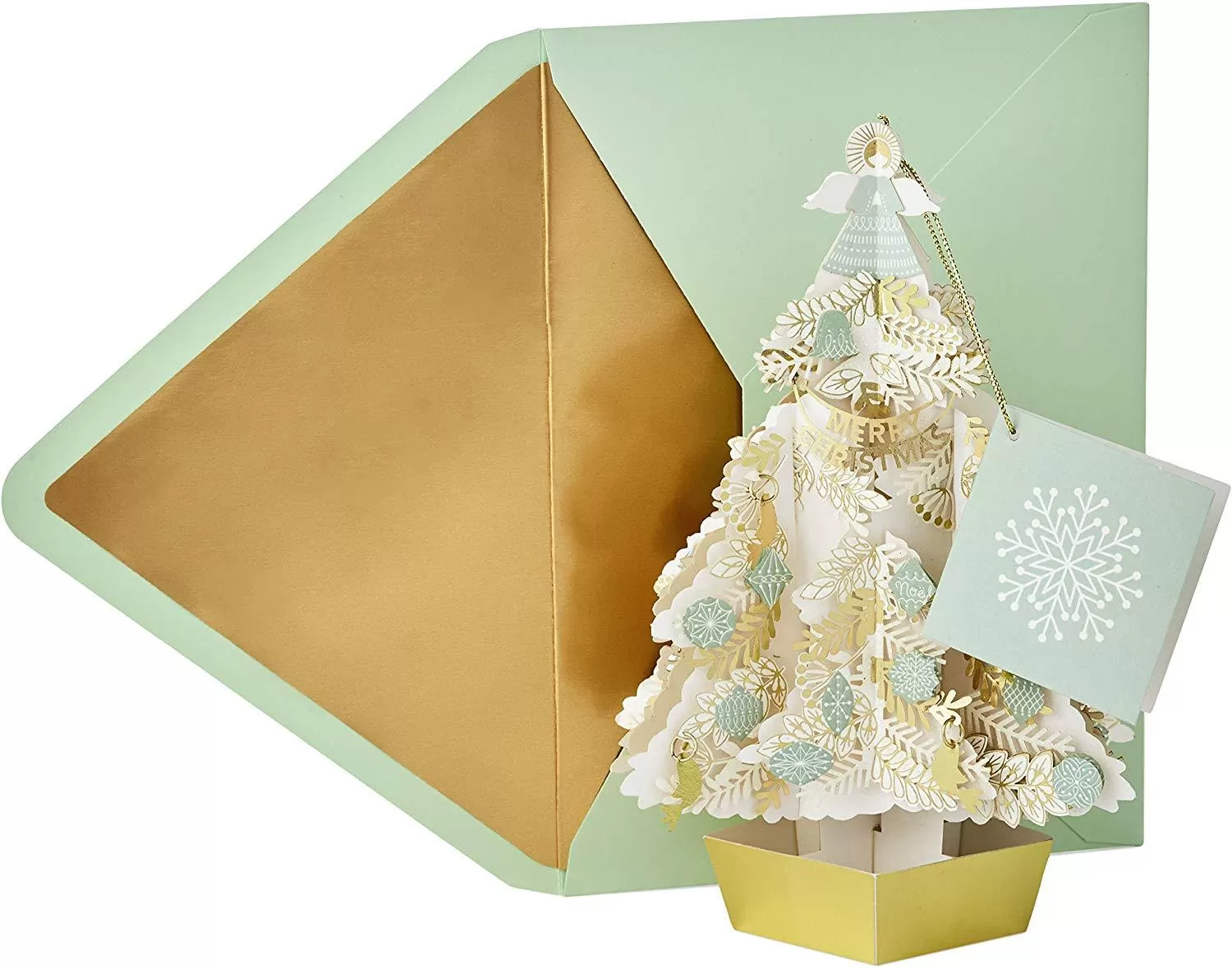 New Beautiful Pop Up Christmas 3D Greeting Card