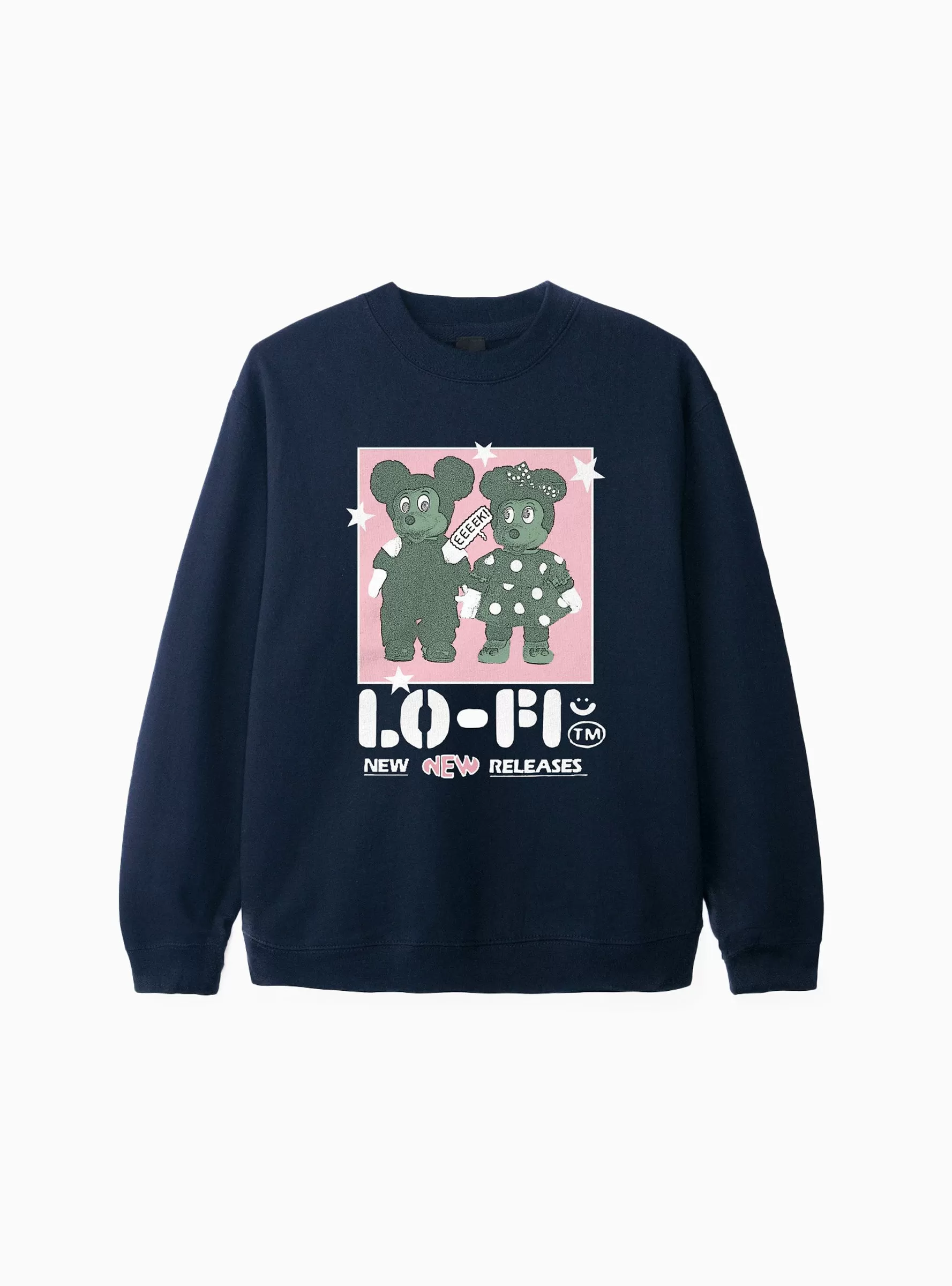 New Love Crewneck Sweatshirt Navy