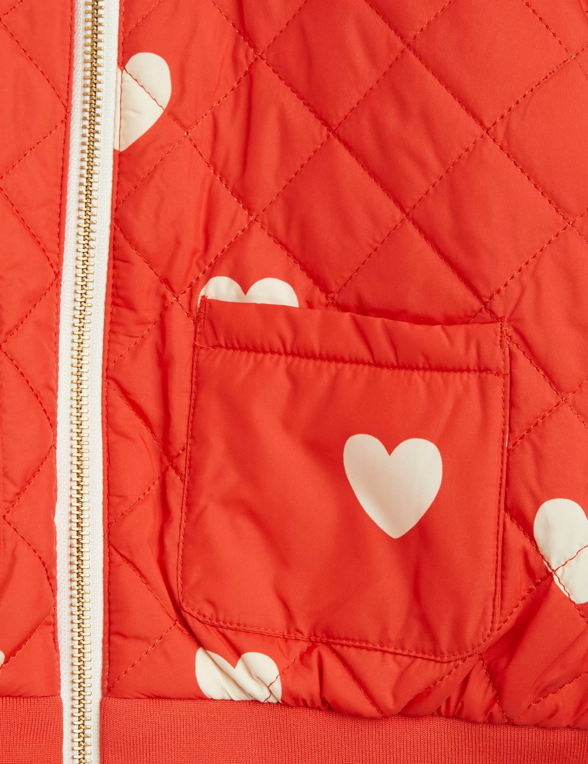 NEW Mini Rodini | Hearts aop baseball jacket