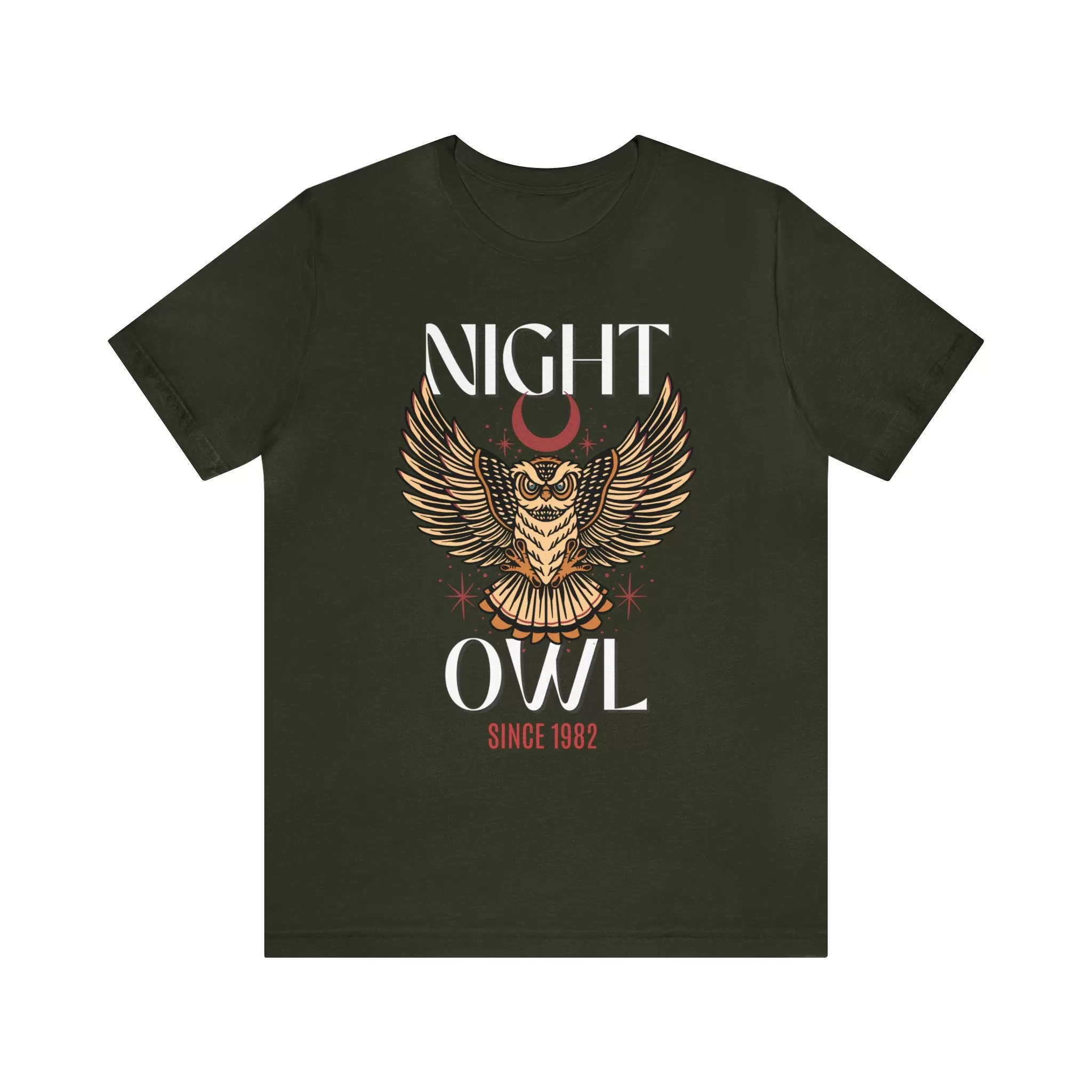 Night Owl Tattoo T-shirt / Traditional Tattoo Tee Shirt / Punk Rock Clothing Tshirt Rockabilly Psychobilly Freak Goth