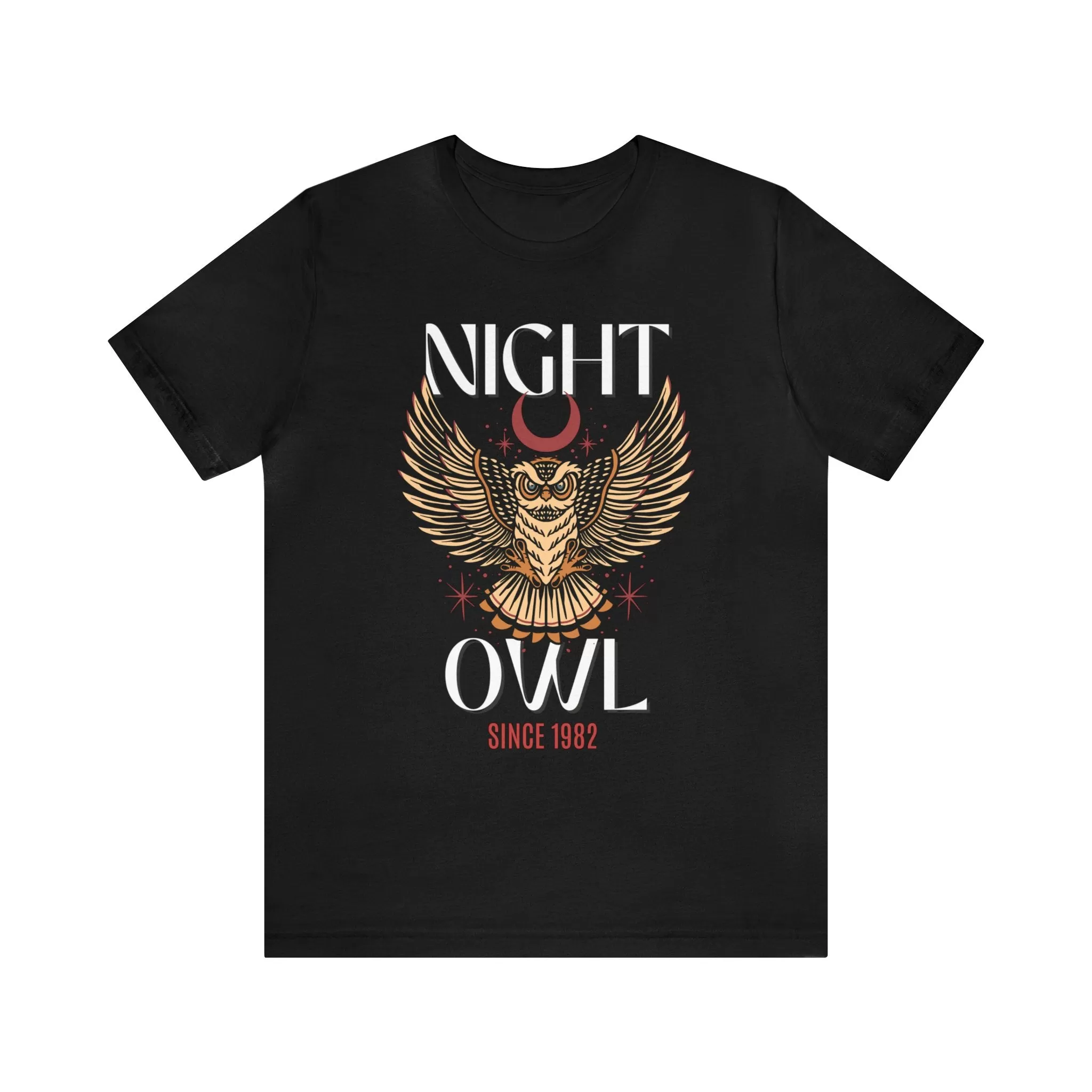 Night Owl Tattoo T-shirt / Traditional Tattoo Tee Shirt / Punk Rock Clothing Tshirt Rockabilly Psychobilly Freak Goth