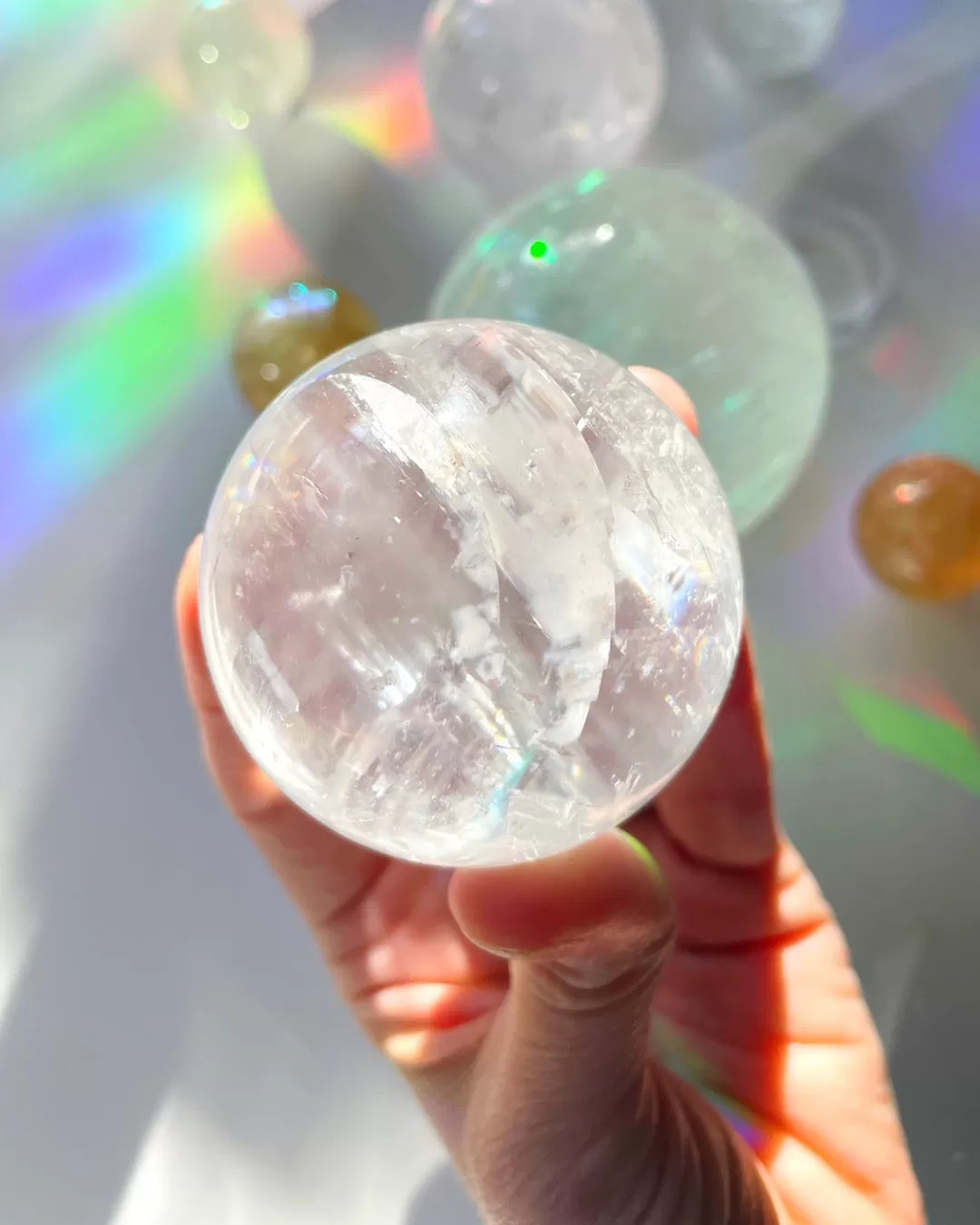 Optic Calcite Sphere AA