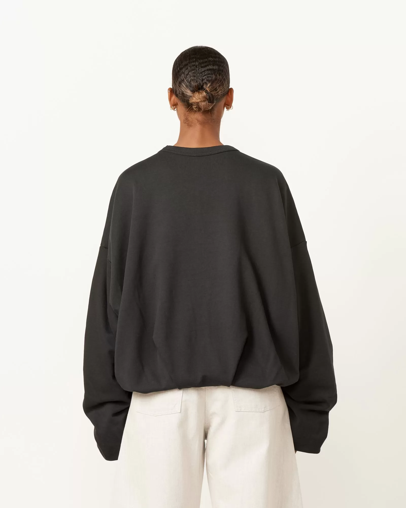 Oversized Sweatshirt in Black