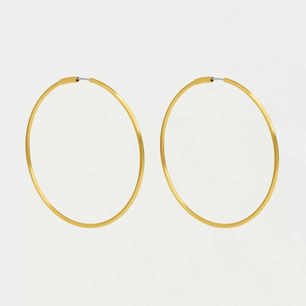 Oversized Thin Hoops